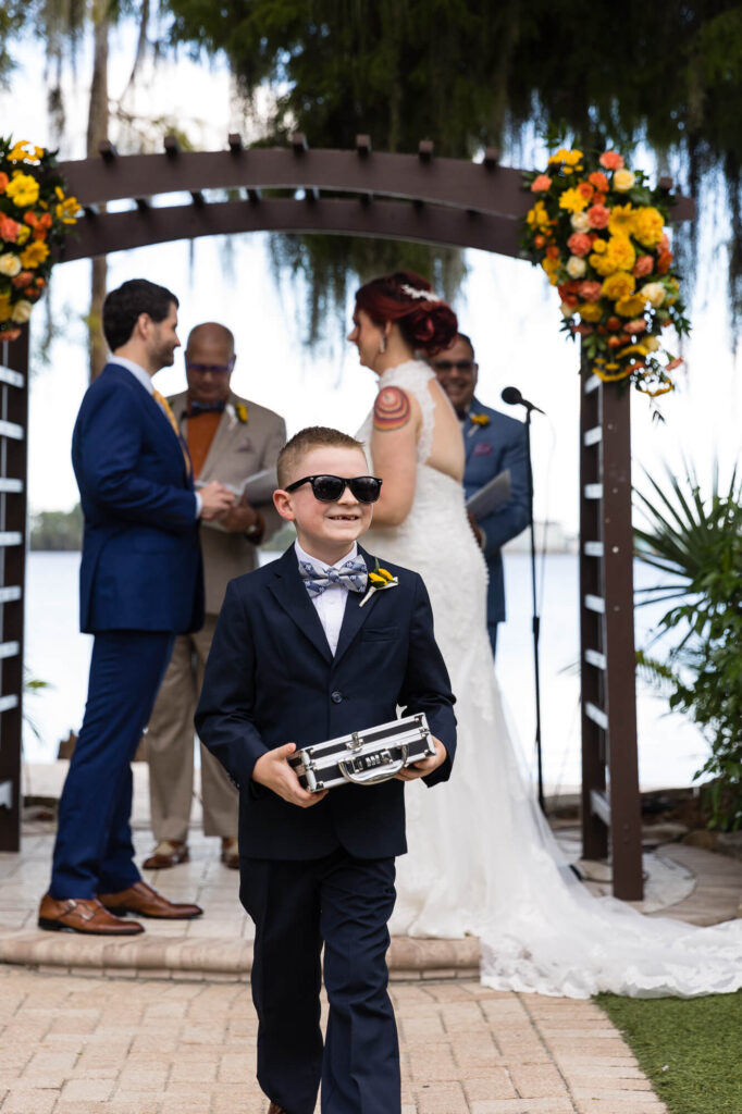 Becky and Jon's music-themed Paradise Cove Orlando, Florida Wedding | Orlando Wedding Photographer Lori Barbely