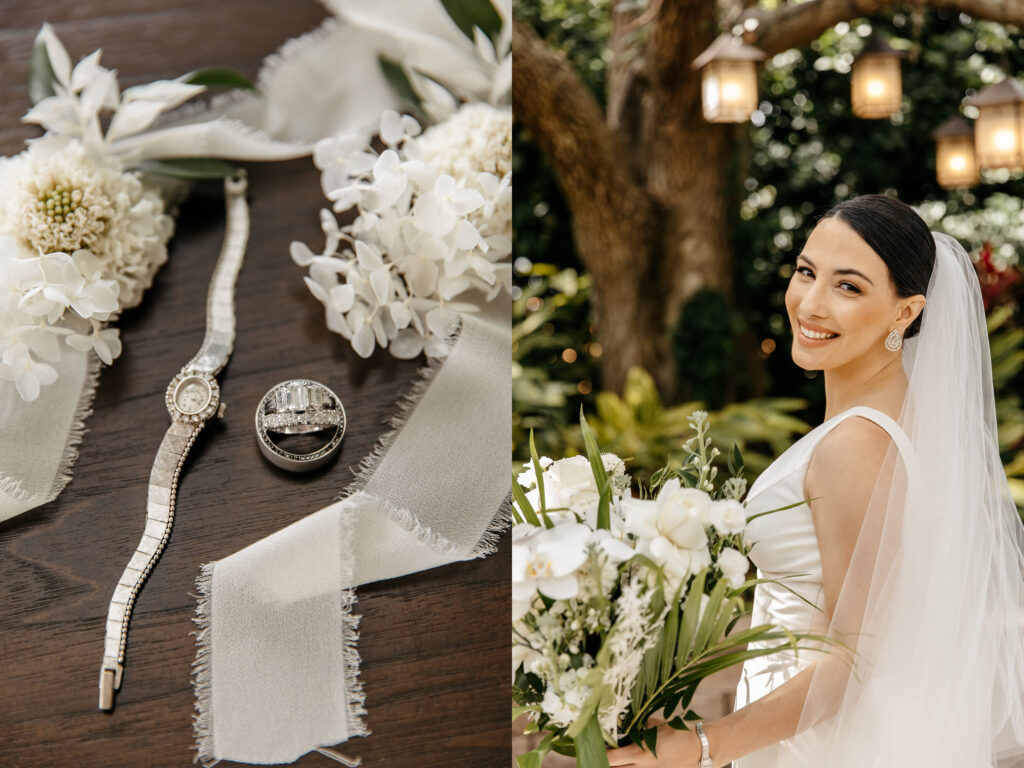 Elegant, formal black and white Hyatt Regency Grand Cypress Wedding